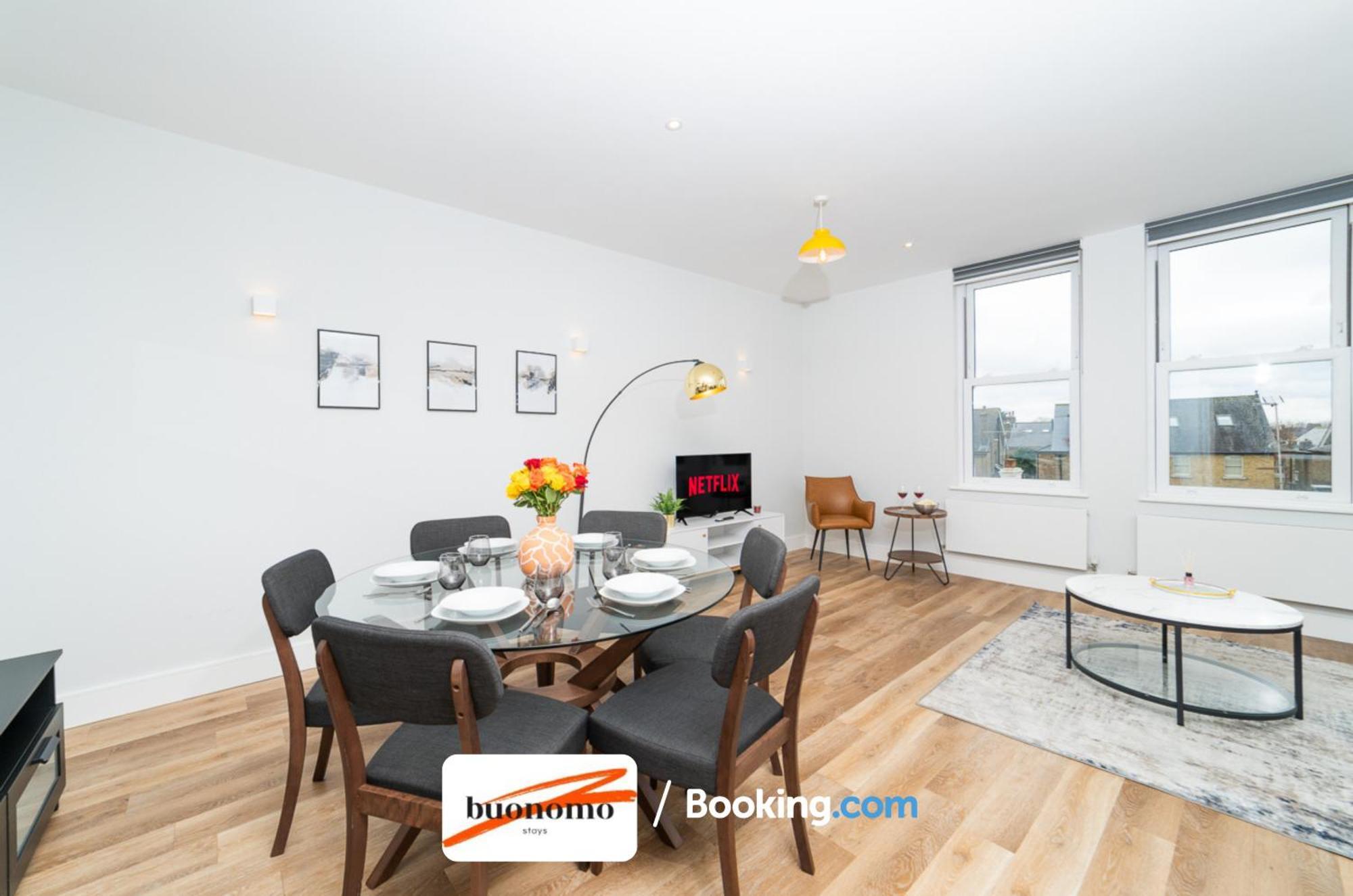 Two Bedroom Apartment At Buonomo Stays Short Lets & Serviced Accommodation Close To Wimbledon Tennis Courts Londyn Zewnętrze zdjęcie